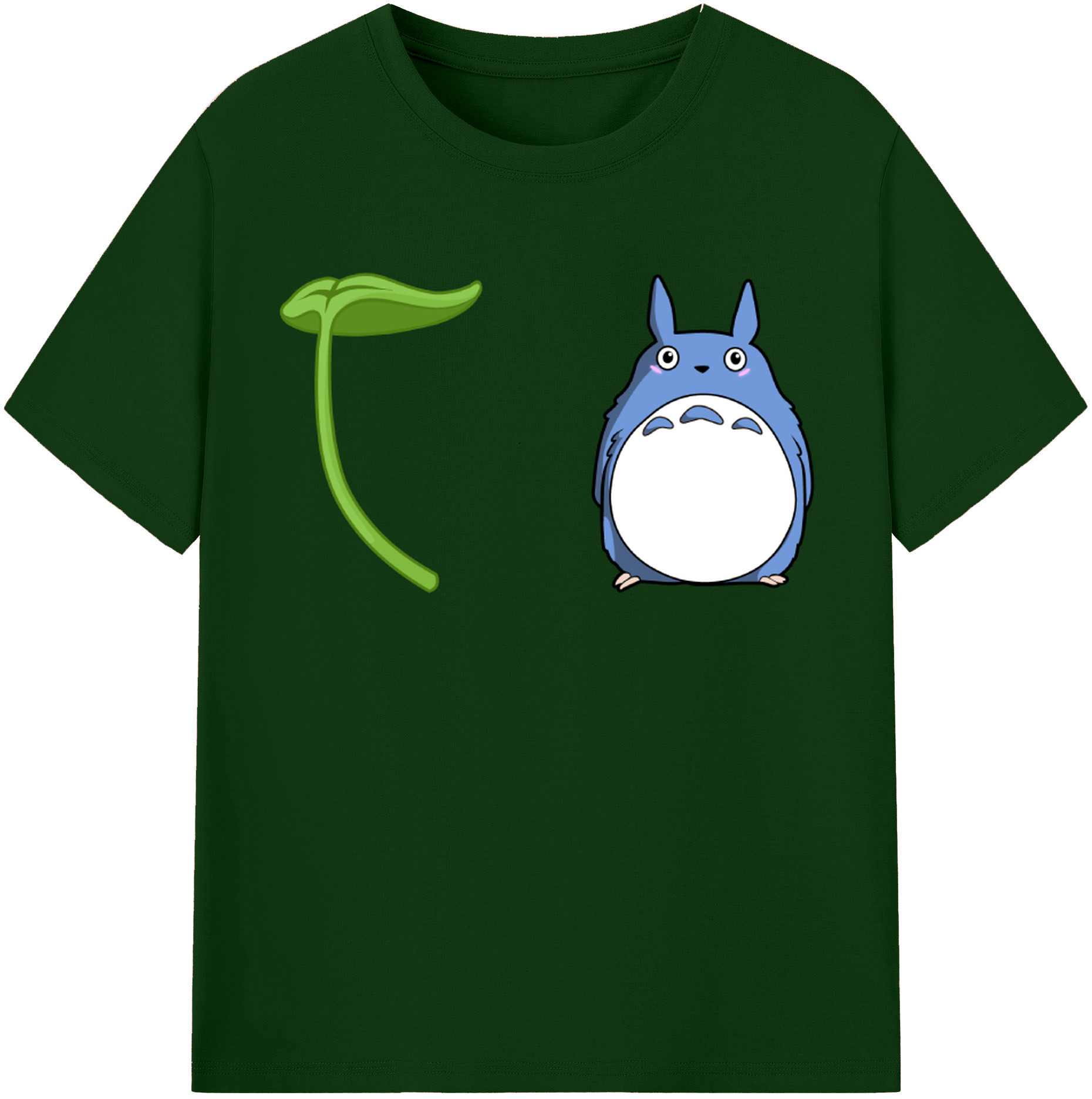 （画像用） となりのトトロ 草壁メイ 草壁サツキ My Neighbor Totoro Satsuki Kusakabe Mei Kusakabe 綿100％半袖Tシャツ（フロントプリント）